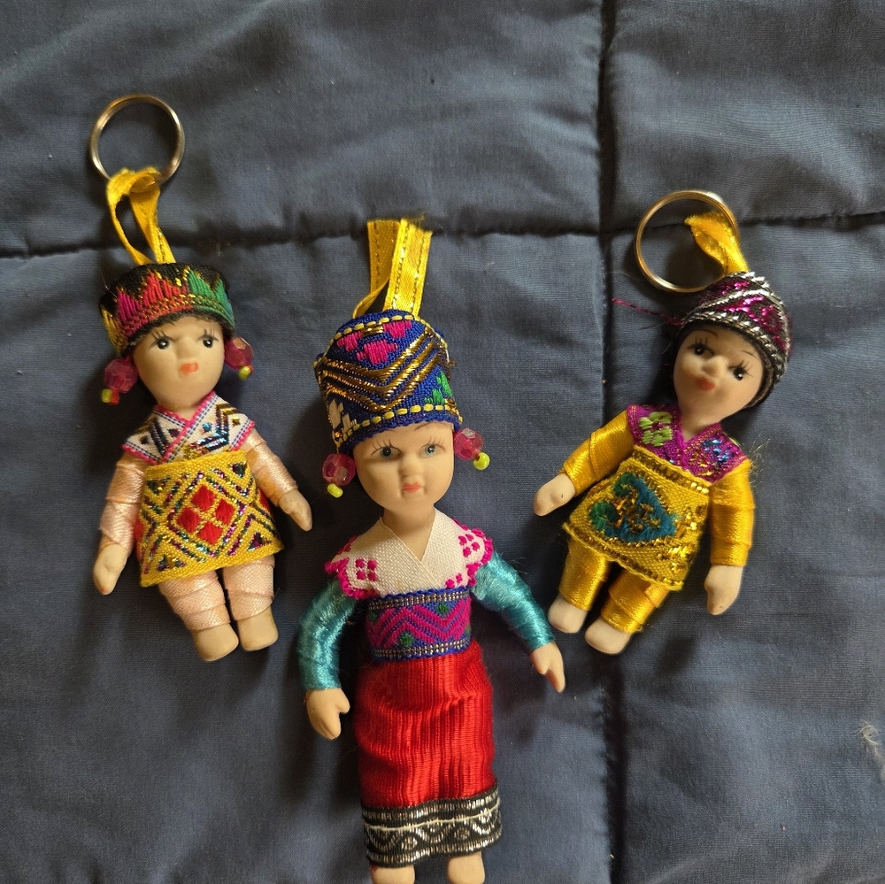 Miniature Dolls Set Of 3